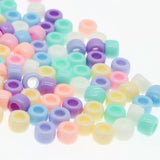 200Pcs Candy Acrylic Barrel Beads 6x9mm DIY Jewelry Accessories