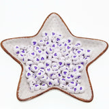 500Pcs Acrylic Heart Beads for DIY Craft & Jewelry Making