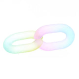 50Pcs Acrylic Chain Rings Buckle Beads DIY Jewelry Making 19mm