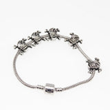 50Pcs Pirates Sketelon Skull Beads for Big Hole Spacers Bracelet Necklace