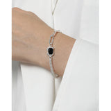 925 Silver Ins Niche Light Micro-inlaid Zircon Bracelet