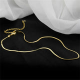925 Silver French INS Blade Chain Clavicle Women Banquet Jewelry