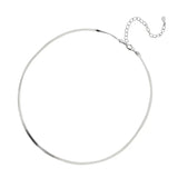 925 Silver French INS Blade Chain Clavicle Women Banquet Jewelry