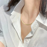 925 Silver French INS Blade Chain Clavicle Women Banquet Jewelry