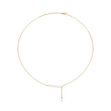 925 Silver INS Pearl Pendant Necklace Women Wedding Jewelry