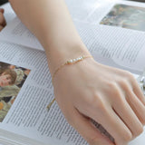 CHOZON 925 Sterling Silver Pearl Bracelet Classic Wedding Jewelry