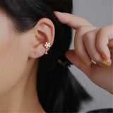 CHOZON 925 Sterling Silver Crystal Ear Clip