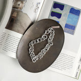 925 Silver Heavy Industry Person Chain Bracelet