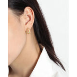 Minimalist Asymmetrical Earing Sterling 925 Silver Stud Earrings Gift Women