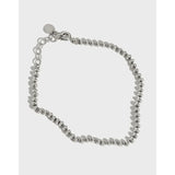 925 Silver Initial Chain Bracelet for Women