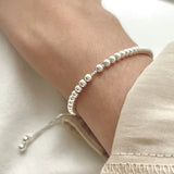 S925 Sterling Silver Balls Bracelet for Women