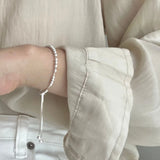S925 Sterling Silver Balls Bracelet for Women