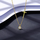 CHOZON Cross Necklace Women Girlfriend Birthday Gift Jewelry