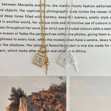 Diamond Key Lock Necklace Vintage Style Women Gift