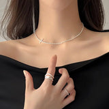 925 Sterling Silver Charm Beads Necklace Pendant Chain Jewelry