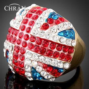 Crystal Anniversary Ring for Women