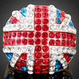 Crystal Anniversary Ring for Women