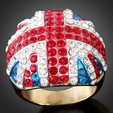 Crystal Anniversary Ring for Women