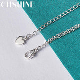 925 Silver Butterfly Peanut Bracelet Women Wedding Engagement