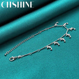925 Silver Dolphin Bracelet Women's Charm Wedding Jewelry