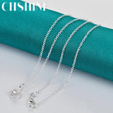 925 Silver Zircon Pendant Necklace Women