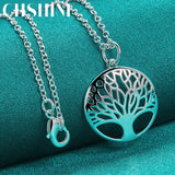 925 Silver Tree of Life Pendant Necklace for Women