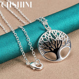 925 Silver Tree of Life Pendant Necklace for Women