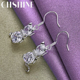 925 Silver Zircon Earrings For Women