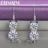 925 Silver Zircon Earrings For Women