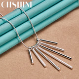 925 Silver Snake Chain Necklace for Women Wedding Jewelry