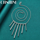 925 Silver Snake Chain Necklace for Women Wedding Jewelry