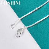 925 Silver Snake Chain Bracelet Wedding Charm Jewelry