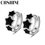 925 Silver Star Earrings Elegant Dinner Party Jewelry
