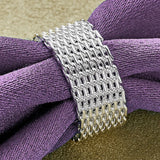925 Silver Weave Round Charm Pendant Necklace Ring Set