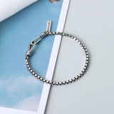 Retro Thick Box Chain Bracelets for Women