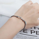 Retro Thick Box Chain Bracelets for Women