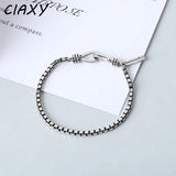 Retro Thick Box Chain Bracelets for Women