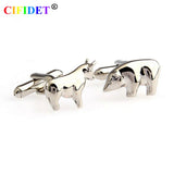 Animal Cufflink Cow Bear Set Cuff Link Present Men