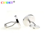 Animal Cufflink Round Dragon Shirt Cuff Link with Velvet Bag