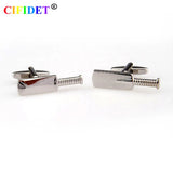 CIFIDET Baseball Bats Cufflink Shirt Cuff Link with Velvet Bag