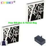 CIFIDET Cufflink Bamboo Shirt Cuff Link Gift Set