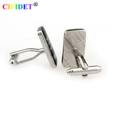 CIFIDET Cufflink Phone Shirt Cuff Link with Velvet Bag and Jewelry Accessories
