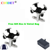 CIFIDET Cufflink UAV Shirt Cuff Link with Gift Box
