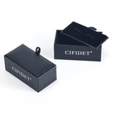 CIFIDET Cufflink UAV Shirt Cuff Link with Gift Box