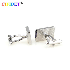 CIFIDET Cufflink Circuit Board Shirt Cuff Link With Velvet Bag