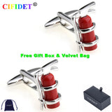 CIFIDET Cufflink Extinguisher Shirt Cuff Link