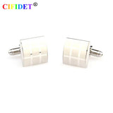 CIFIDET Cufflink Laser Engraved Shirt Cuff Link