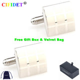 CIFIDET Cufflink Laser Engraved Shirt Cuff Link