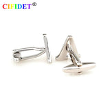 CIFIDET Classic Cufflink Letter A Alphabet Shirt Cuff Link