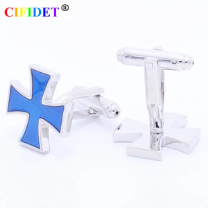 CIFIDET Enamel Cufflink Epoxy Shirt Cuff Link With Velvet Bag